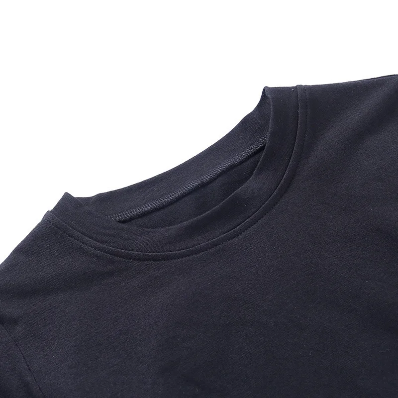 

2021 Elegant Solid Color Women Top Shirt Black Round Neck Lantern Sleeve Irregular Causal Bodycon Autumn Slim lady Chic Crop Top