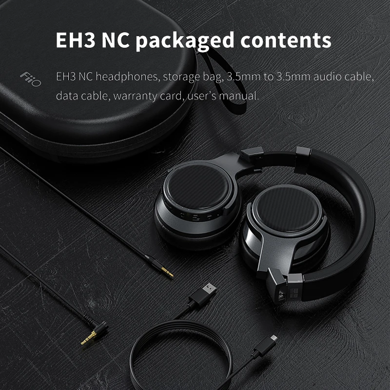 FiiO EH3 NC EH3NC Накладные наушники ADI с шумоподавлением Bluetooth 5 0 Поддержка LDAC/aptX HD/One touch
