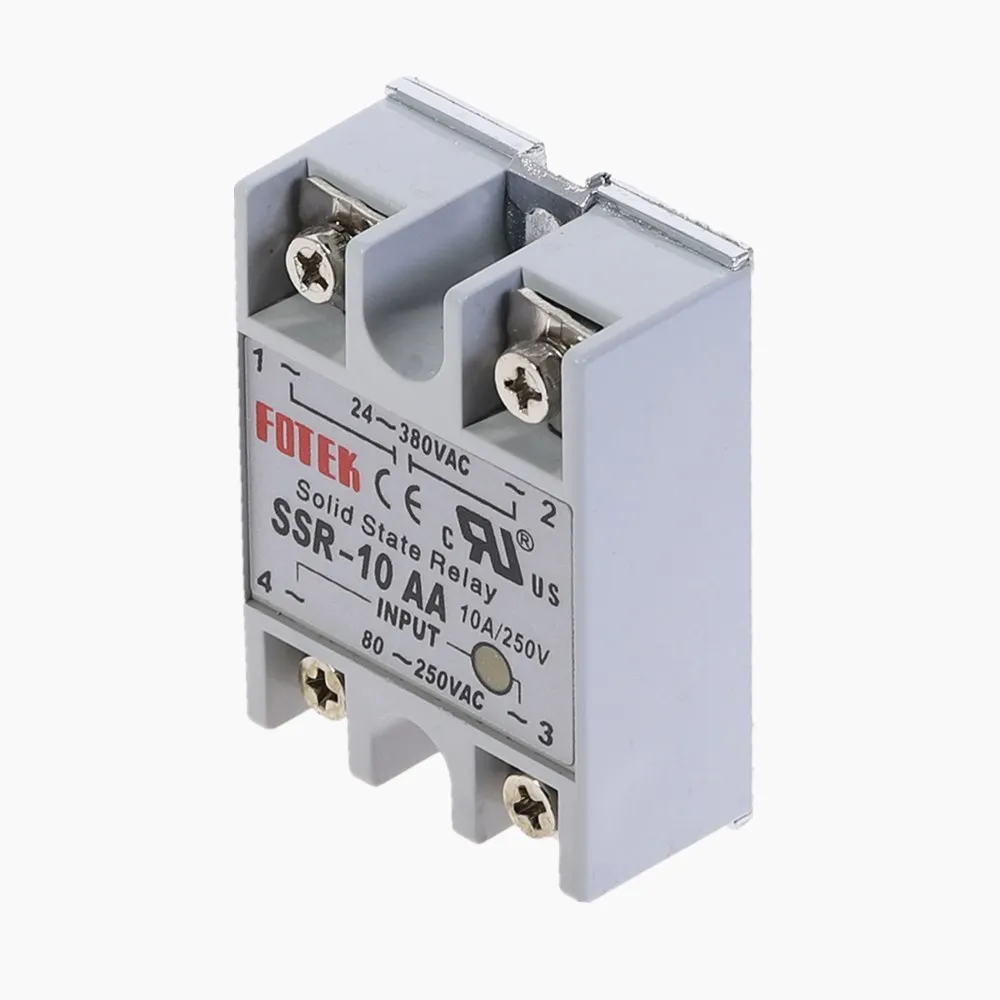 1 шт. Твердотельный релейный модуль 80 250 В 10 А 24 380 в перем. Тока|solid state relay|state relay