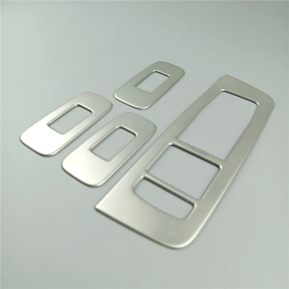 CNORICARC кнопки из нержавеющей стали для подлокотника двери автомобиля панель