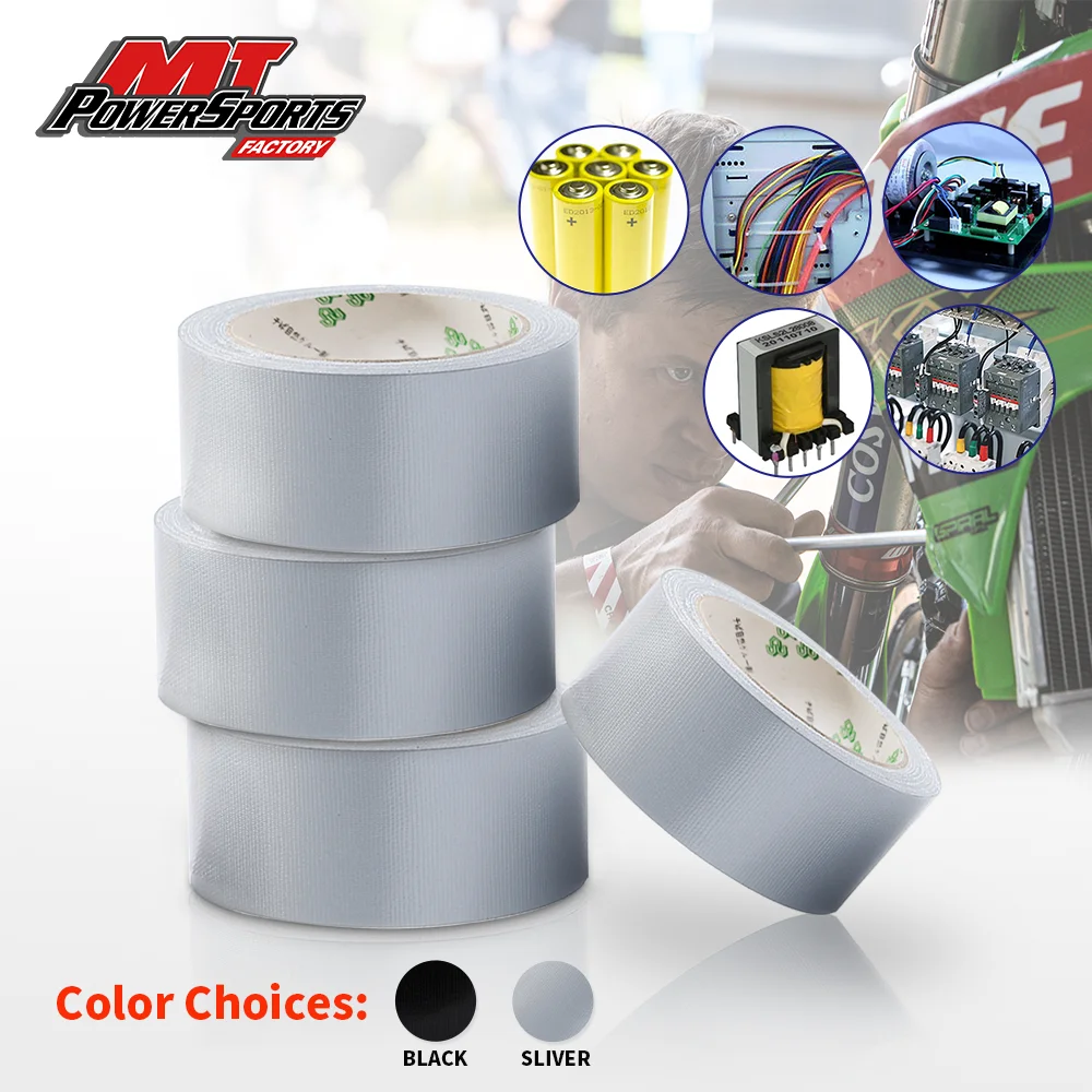 

4PCS Of 30 Metre Heat-resistant Flame Retardant Tape Adhesive Cloth Tape For Motocycle Car Cable Harness Wiring Loom Protection