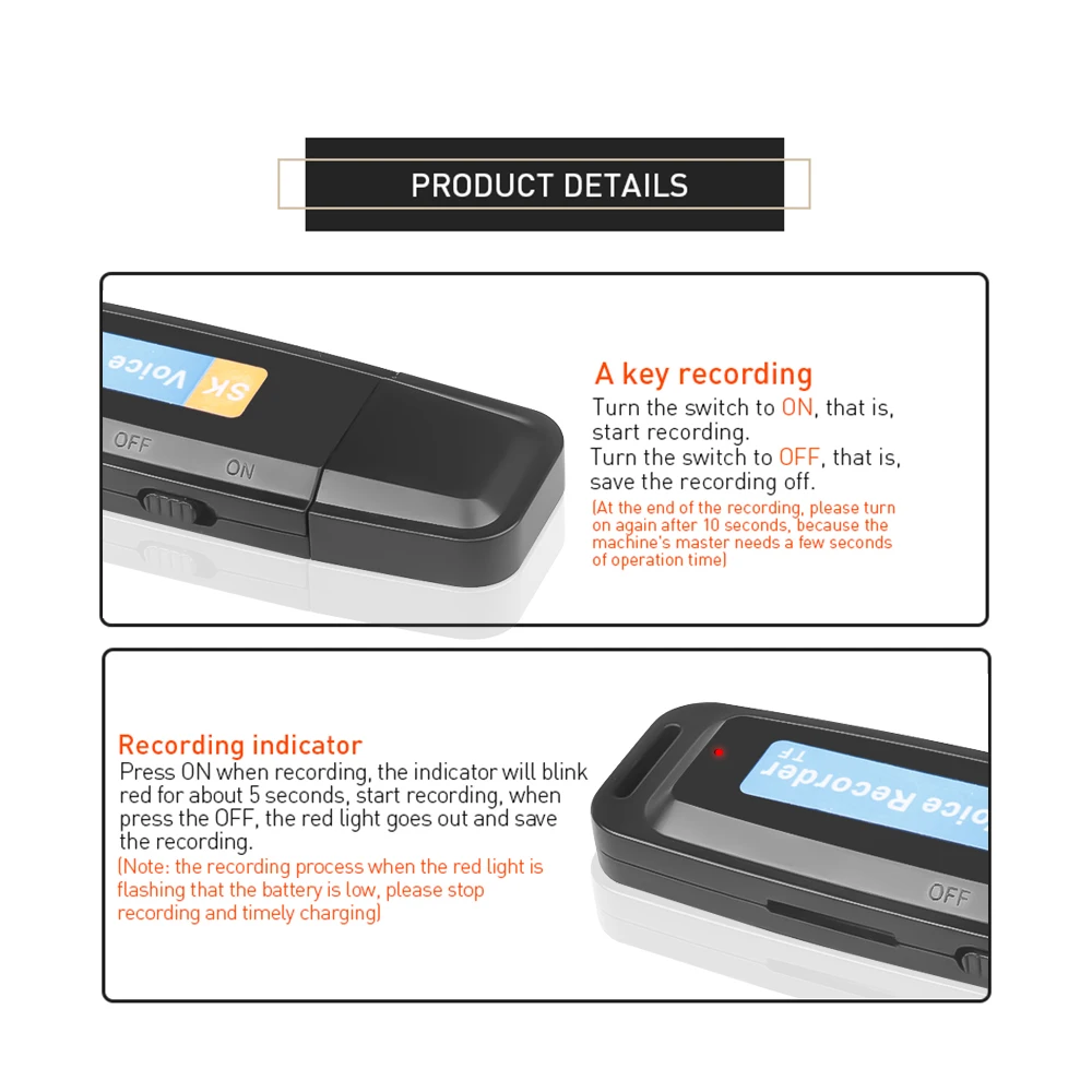 Прямая поставка мини U-диск диктофон USB-флешка флэш-накопитель цифровой