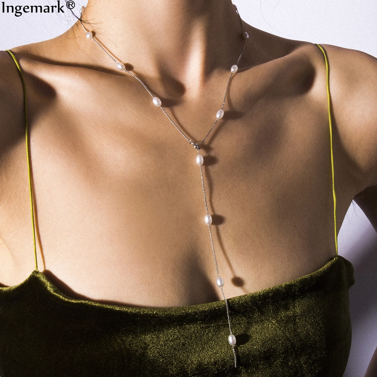 Готический сексуальный барокко жемчужное ожерелье чокер Kpop заявление Корейская