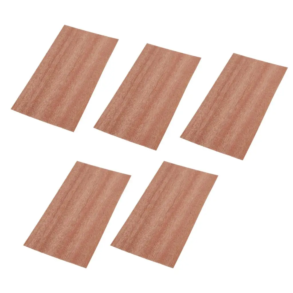 Набор из 5 шт. гитары дерева Headplate Голова шпона Декор раковины сменный инструмент