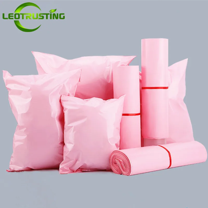 

Розовые пластиковые почтовые пакеты Leotrusting