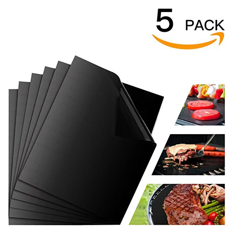 

BBQ Grill Mat Barbecue Outdoor Baking Non-stick Pad Reusable Cooking Plate 40 * 30cm for Party PTFE Grill Mat Accessories