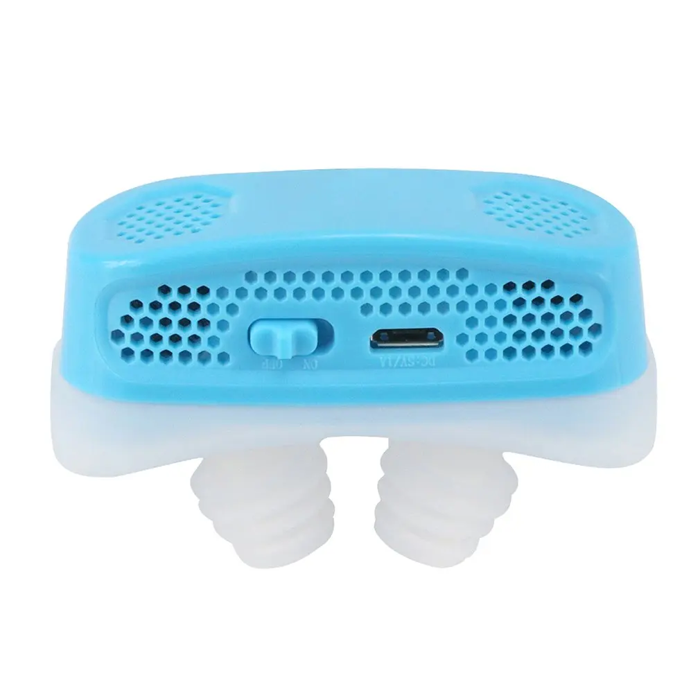

Electric Silicone Anti Snore Stop Snoring Nasal Dilators Nose Clip Intelligent Sleep Tray Sleeping Aid Apnea Guard Night Device