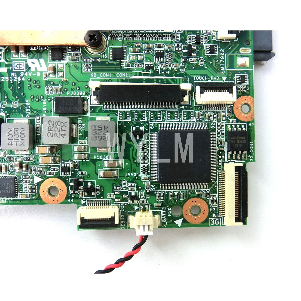 Материнская плата 1025C REV 1 2G для ASUS без LAN материнская ноутбука 100% протестированная