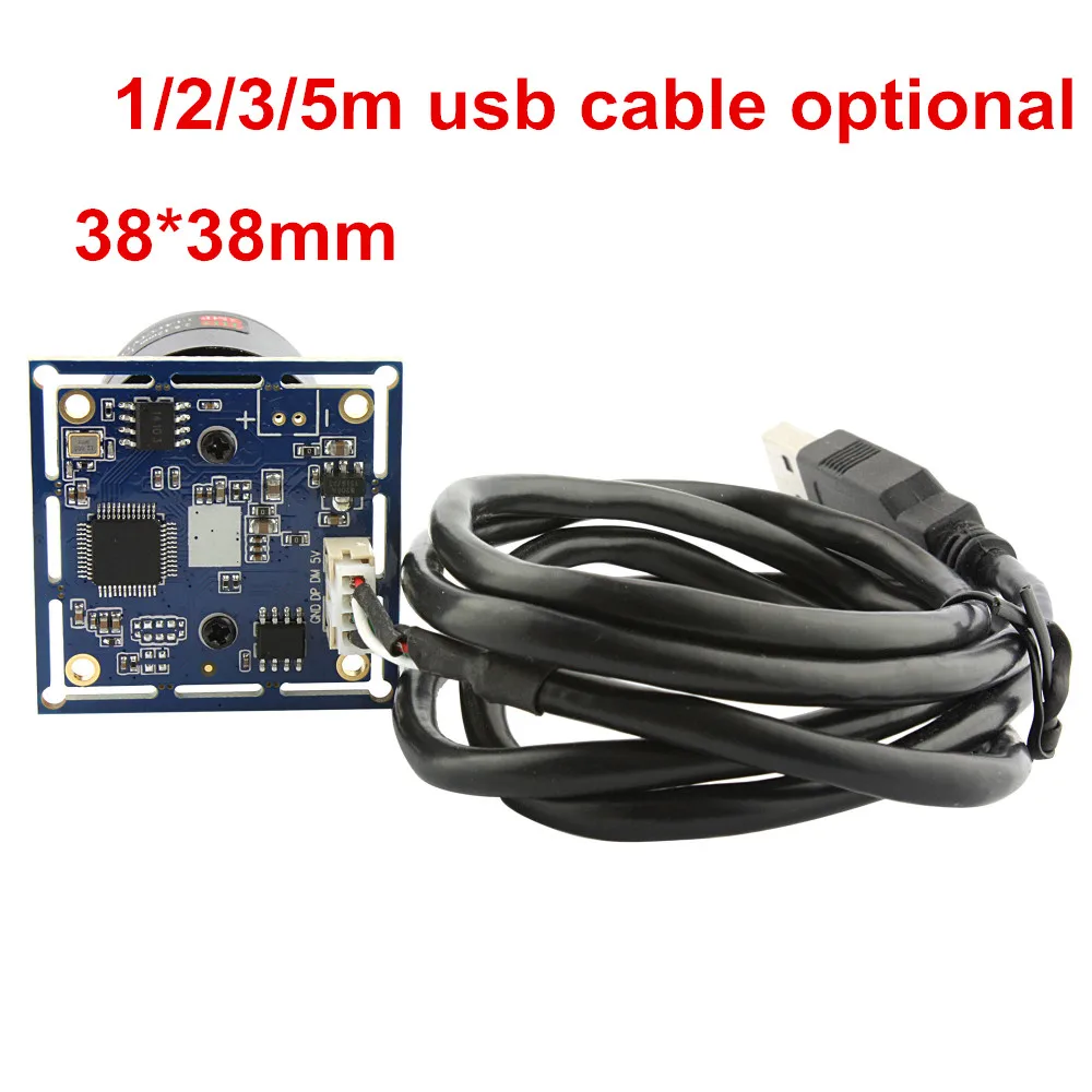 ELP Mini 720P CMOS USB2.0 промышленная камера PCB плата Бесплатный драйвер M12 2 8 12 мм USB веб