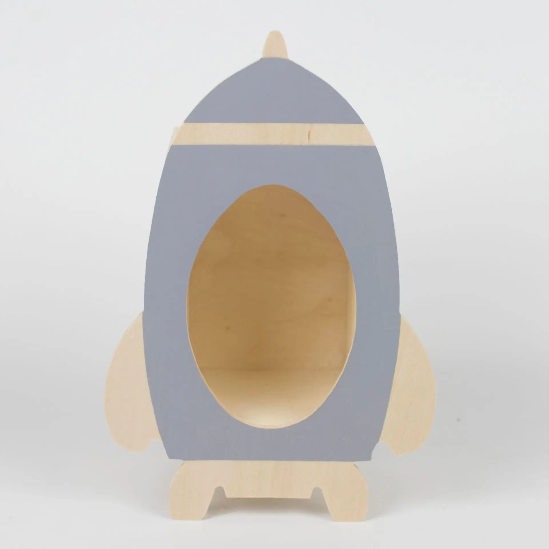 Children Storage Box Ins Solid Wood Rocket Large Decorative House Rack Decoration Ornaments Children's Room Props |