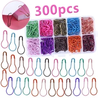 nonvor 300 pieces safety pins crafts stitch counter needle clips metal safety pins for knitting and diy project storage box