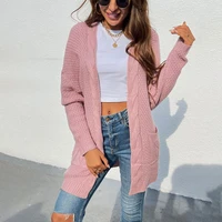 autumn women clothing winter sweet top twist knit cardigan solid ladies casual jacket simplicity long cardigan spring clothes
