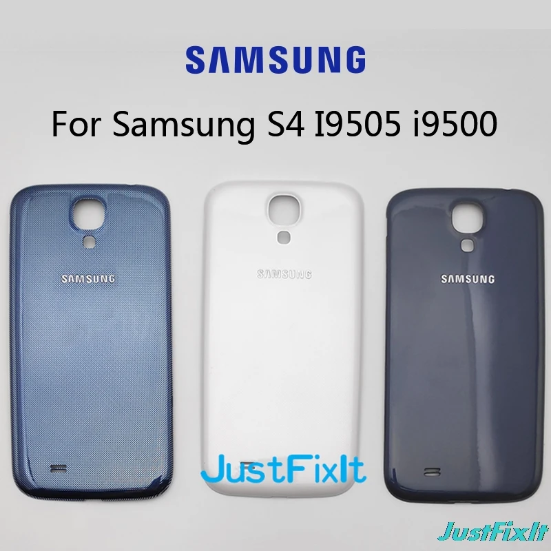 Для SAMSUNG Galaxy S4 I9505 i9500 i337 Задняя крышка батареи Дверь стеклянная корпуса чехол