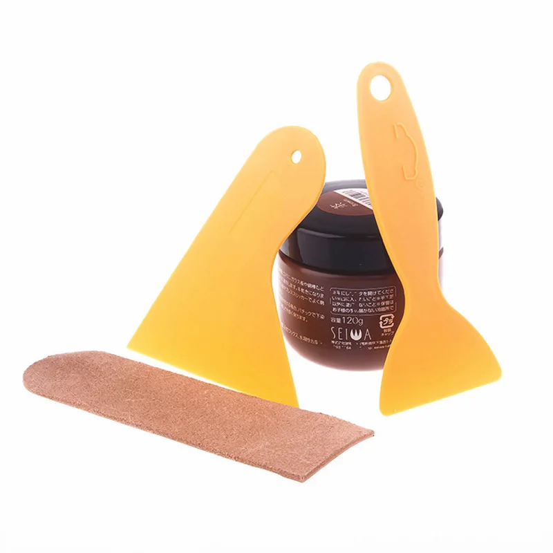 DIY ручной работы из воловьей кожи скребок Униформа легко клея бар