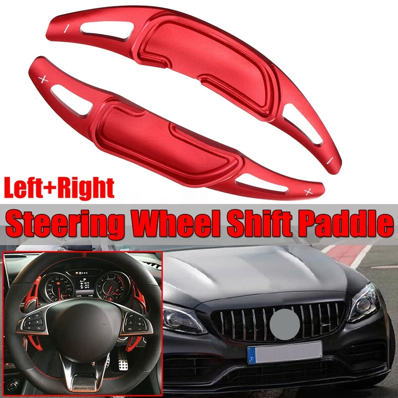 

Paddle Shifter Extension , Aluminum Metal Steering Wheel Paddle Shifter Extensions for Mercedes Benz AMG A45 CLA45 C63 CLS63 C65