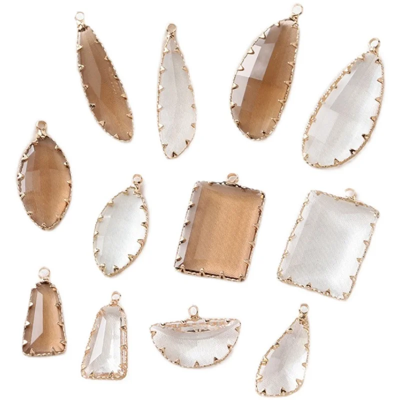 Минимальный заказ 20 шт./лот стеклянный сердечник Геометрия неправильные