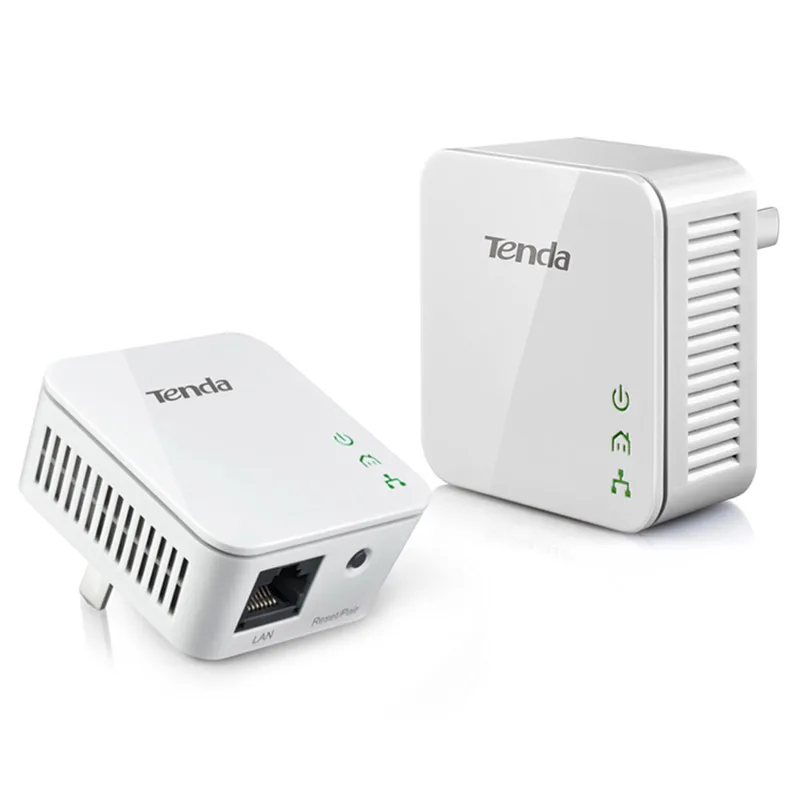 2 шт. Tenda P202 200 Мбит/с PowerLine Ethernet адаптер PLC Адаптер беспроводной Wifi маршрутизатор