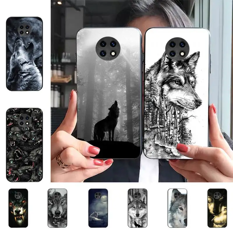 

Angry Snow Wolf Phone Case For Redmi 6 9 5 S2 K30 pro for Redmi 8 7 A note 5 5A 4X S2 Capa