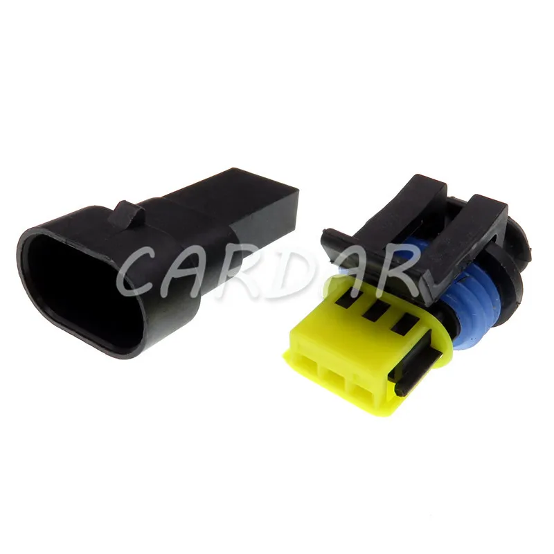 

1 Set 3 Pin 15336029 Waterproof Electrical Automotive Connector Wiring Socket For Cars