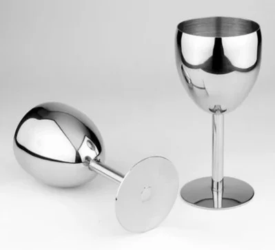 Бокал для вина из нержавеющей стали 304 креативный бокал 17 см | Дом и сад