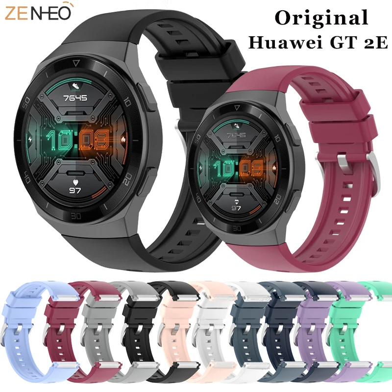 ZNNHEO силиконовый спортивный ремешок для часов Huawei GT 2e оригинальные SmartWatch band