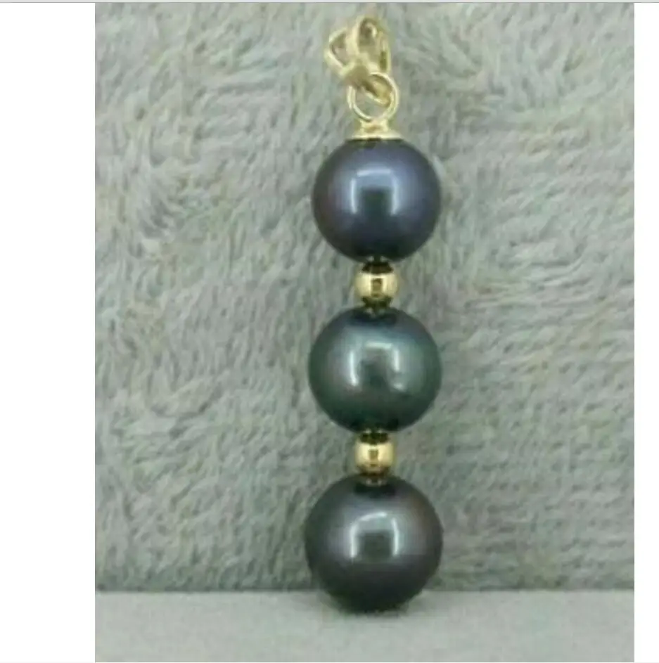 Ожерелье с подвеской из таитянского жемчуга 8 9 мм|Подвески| |