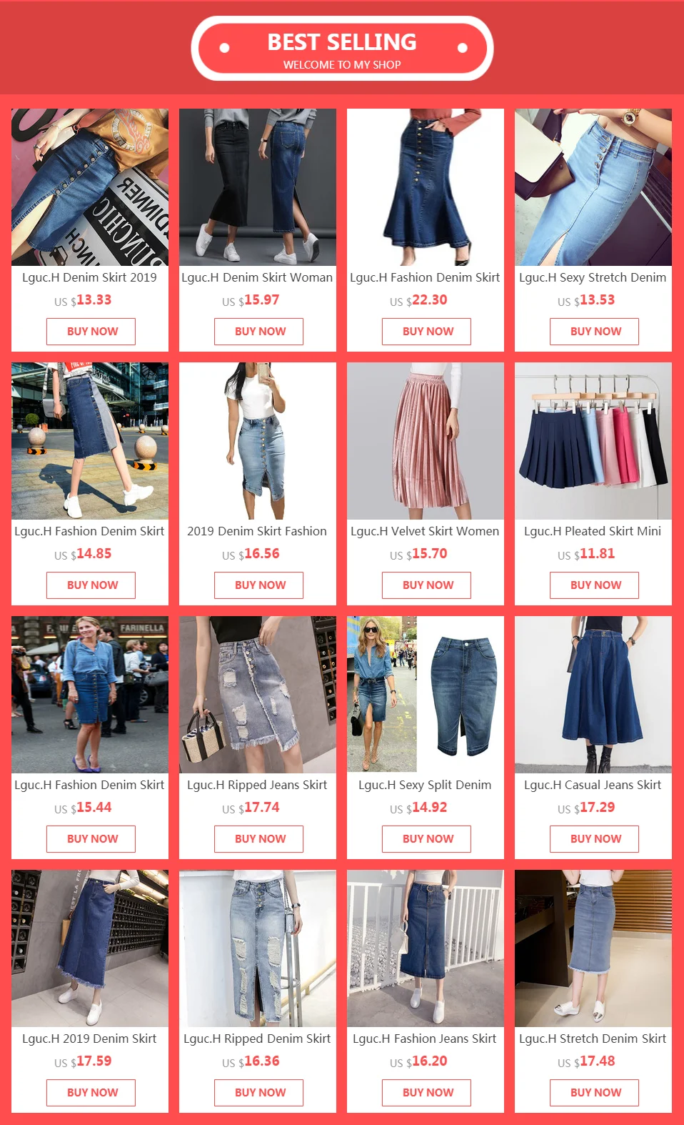 Lguc.H Fashion Denim Skirt High Waist Split Jeans Skirt Unique Patchwork Midi Skirt Summer Autumn Skirts Women Clothes XXL