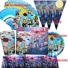 Disney История игрушек Базз светильник товары вечерние на день рождения малыша Вуди латексный шар чашка тарелка для вечевечерние Декор Детский подарок