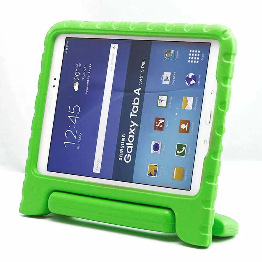 Детский ударопрочный чехол EVA для samsung GALAXY Tab A, 8,0 дюймов, T350, T351, T355, безопасный пенопластовый чехол для планшета, чехол с ручкой и подставкой