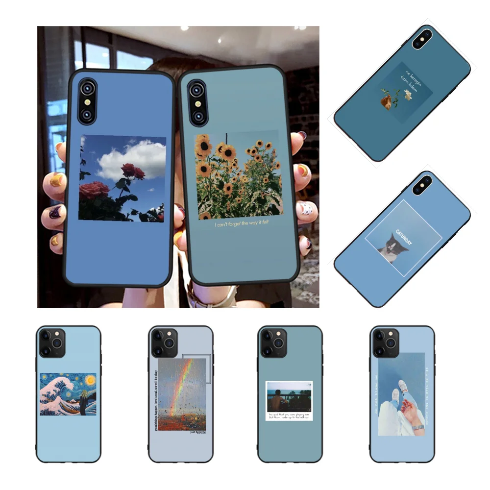 Чехол для iPhone 11 pro XS MAX 8 7 6 6S Plus X 5S SE XR Black|Чехлы-накладки| |