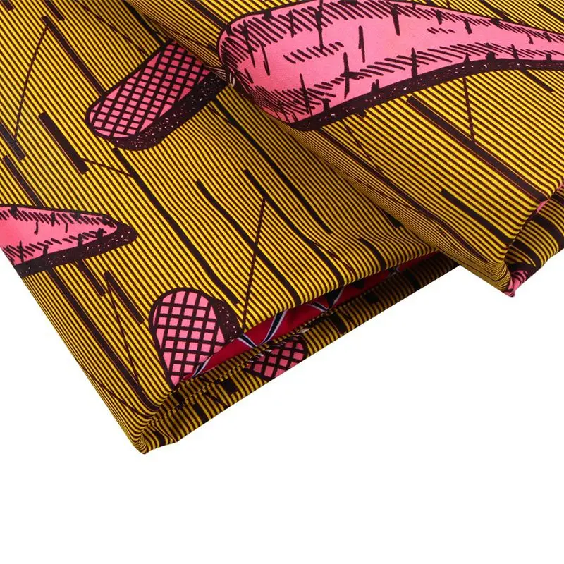 Нигерийский Африканский воск настоящий 6 ярдов анкарский полиэстер 2019