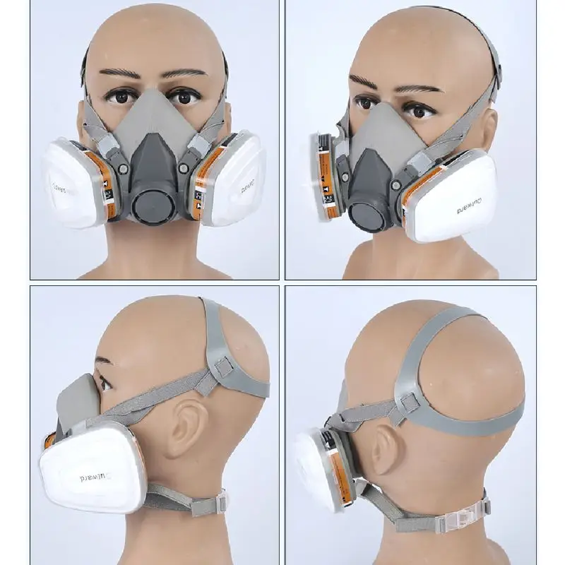 Картридж с фильтром из активированного угля на половину лица Пылезащитная