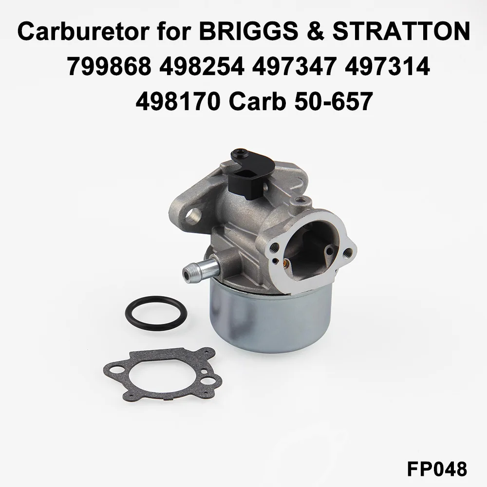 МОТОЦИКЛ КАРБЮРАТОР Карбюратор с прокладками подходит для Briggs & Stratton 799868 498170 497586