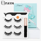 23 пар магнитных ресниц натуральная 3D норка искусственная подводка для глаз долговечная ручная работа Макияж Наращивание ресниц