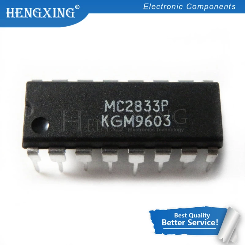 

10pcs/lot MC2833P MC2833 MC2833PG DIP-16 In Stock