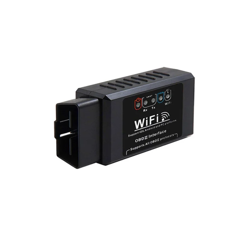 Elm327 v1.5 OBD2 сканер WIFI ELM327 для диагностики авто 25K80 чип поддерживает Android IOS двойная