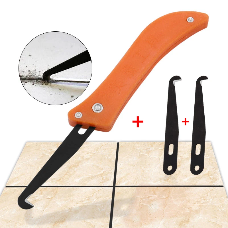 

Новый Прочный инструмент для ремонта зазора для плитки, крючок, нож для чистки и удаления старой раковины, ручные инструменты, вольфрамовый ...
