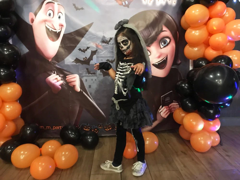 Eraspooky костюм на Хэллоуин для детей, страшный скелет, зомби, платье для девочек, призрак, Детский карнавальный костюм, вечерние головной убор для косплея, нарядное платье