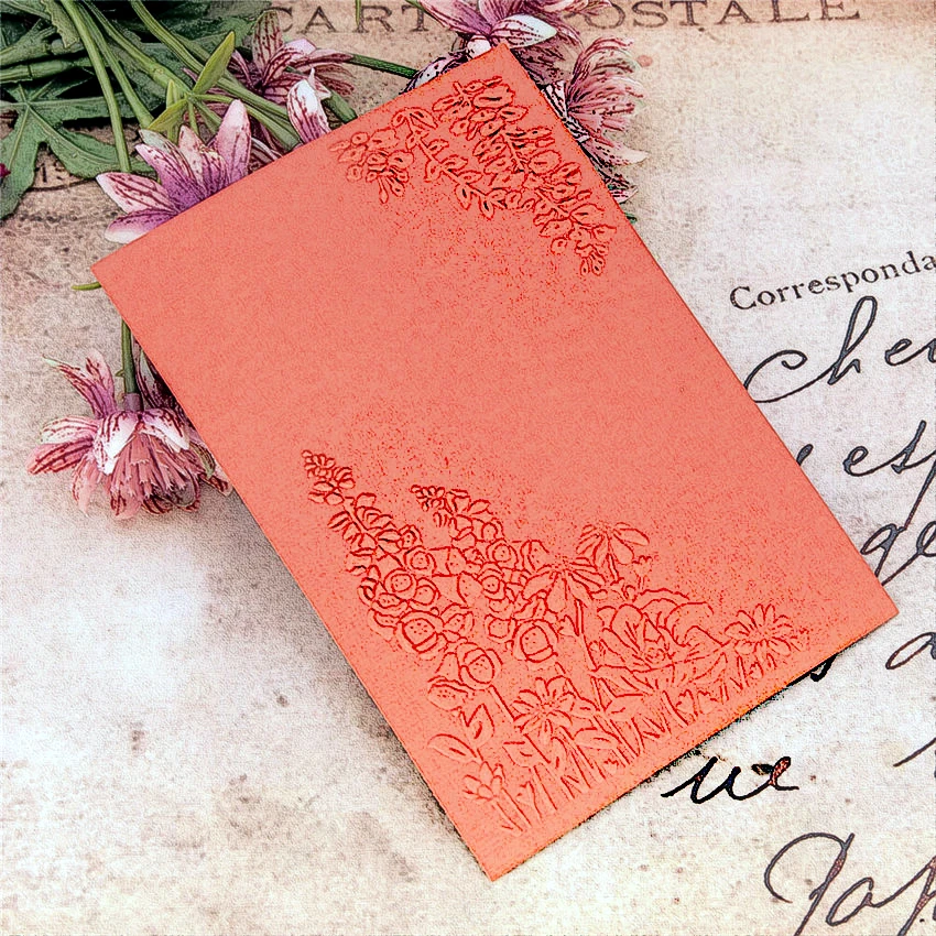 Цветочная лоза вьющаяся бумажной папки для тиснения Пластик Скрапбукинг DIY