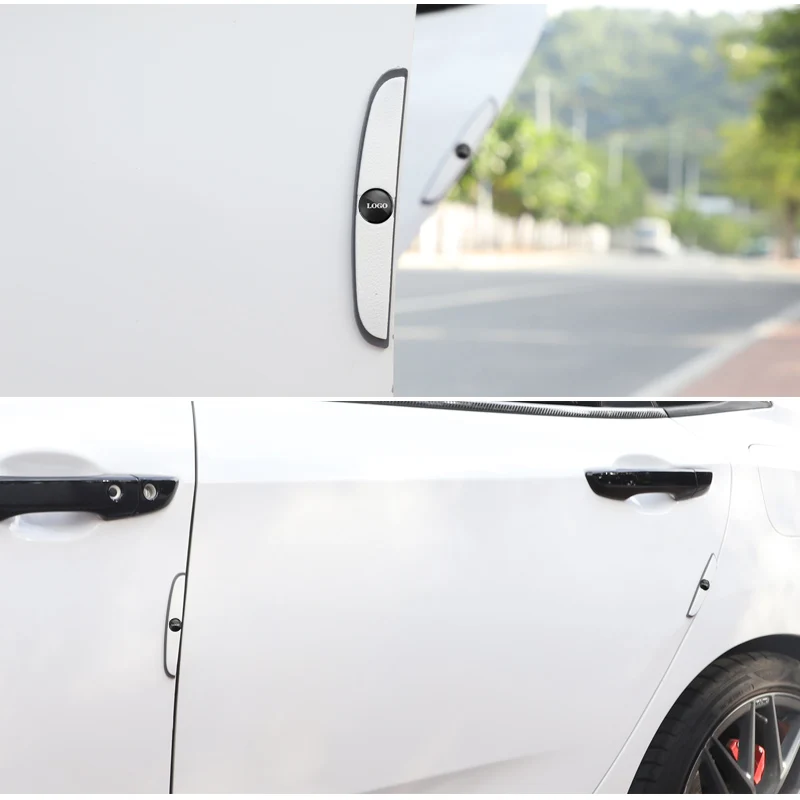 4 шт. резиновые противоударные полосы для автомобильных дверей зеркал заднего