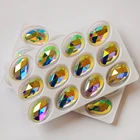 Зеркальные Кристаллы Стразы s AB Drop Sew-on Stone в форме груши Стразы Бисер для одежды DIY Швейные украшения для одежды