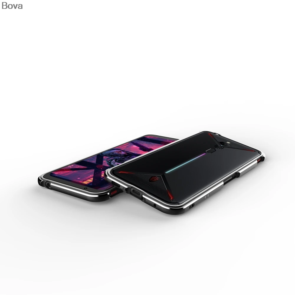 Чехол для Nubia Red Magic 3 Роскошный ультра тонкий алюминиевый бампер для zte Nubia Red Magic 3+ 2 пленки(1 передняя+ 1 задняя
