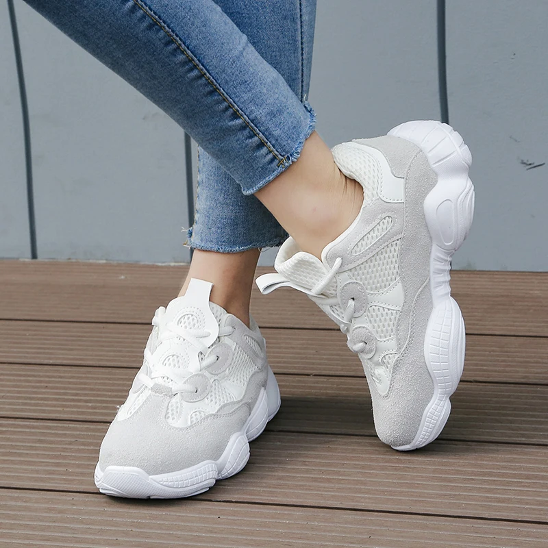 Fashion Women Shoes Sneakers Women's Ulzzang Student Sports Thick Bottom Sport for light walking shoes |