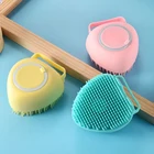 Портативная мягкая щетка для мытья собак и кошек, для ванны, шампуня, спа-массажа, моющего средства, домашние расчески ручные инструменты для ухода