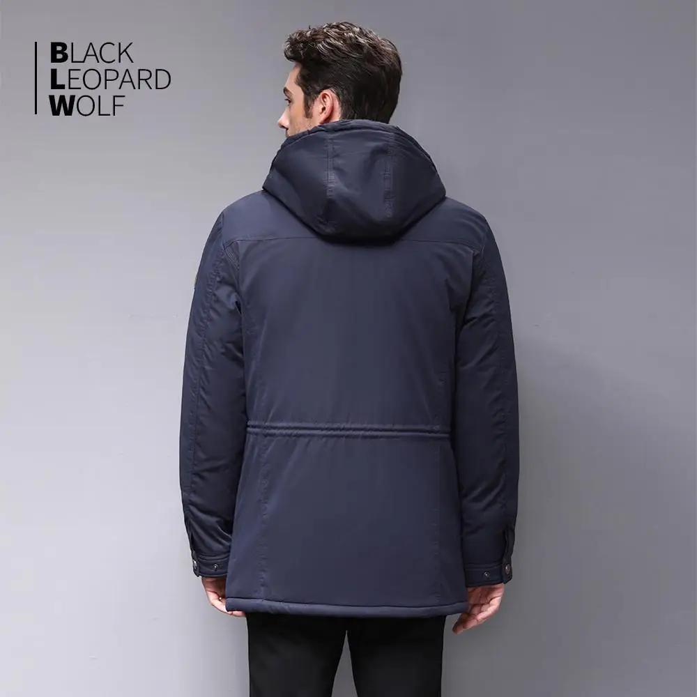 Blackleopardwolf 2019 Зимний мужской пуховик модное пальто аляска мужская ветрозащитная
