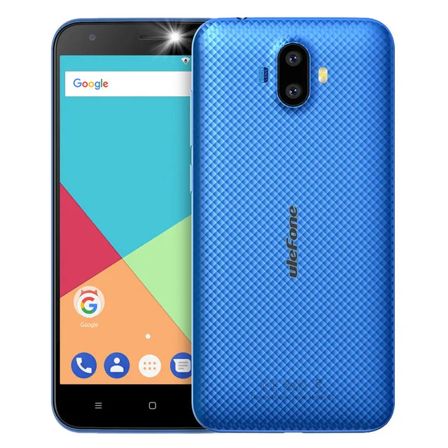 Ulefone S7 двойная задняя камера мобильный телефон MTK6580A четырехъядерный Android 7,0 5,0 дюймов HD 1 ГБ 8 ГБ 8 Мп+ 5 Мп 2500 мАч 3g WCDMA мобильный телефон - Цвет: blue