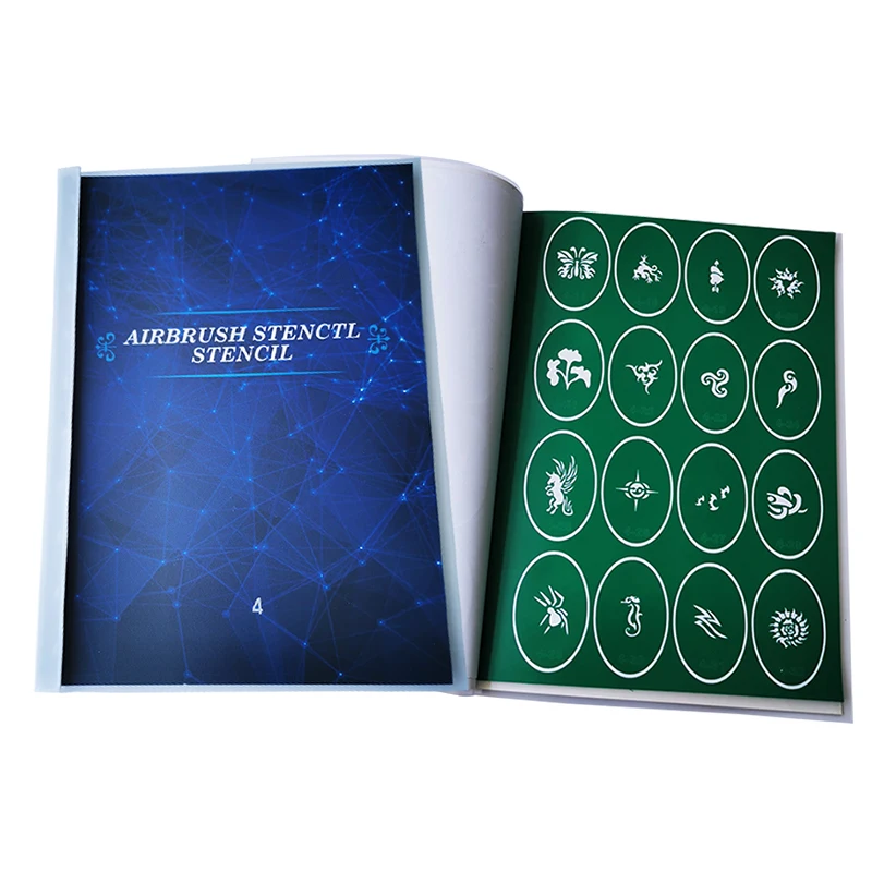 Многоразовый трафарет для татуировок с рисунком 100 шт. в комплекте|Трафареты