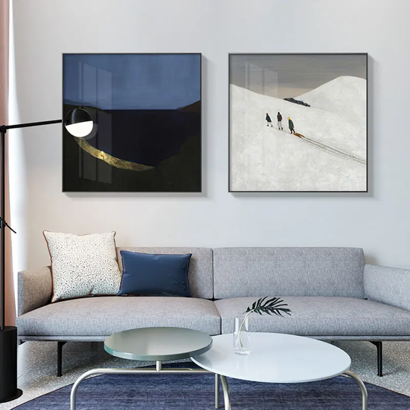 Модные плакаты и принты абстрактный пейзаж путешествия в одиночку настенные