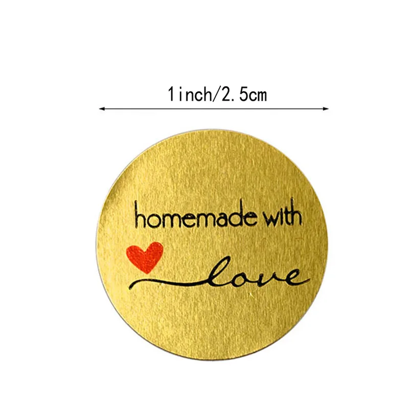 

1inch 50-500pcs Labels Hot round gold foil thank you for purchasing sticker pack sticker gift package Stationery Sticker