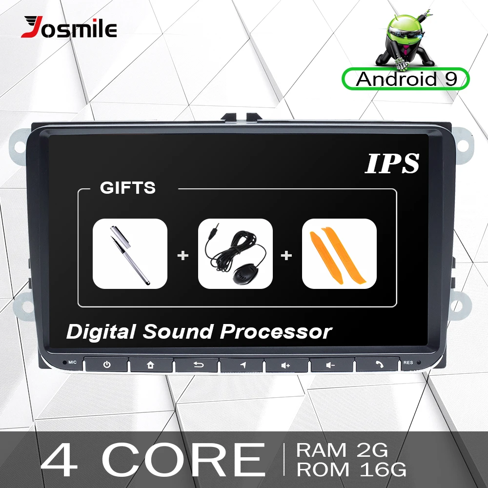 2 Din Android 9 Автомагнитола gps навигация для VW Passat B6 amarok volkswagen Skoda Octavia 2 superb seat leon golf 5 6 мультимедиа